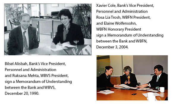 WBFN signs MoUs with the WBG