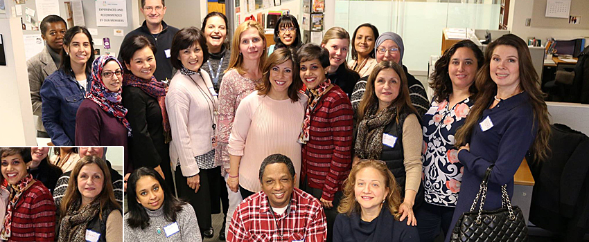 WBFN English teachers Anu and Carmela with their students Anu and Carmela, WBFN English teachers