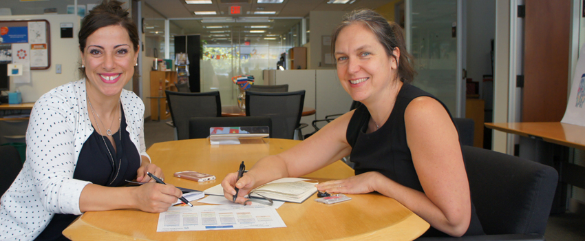 Loubna and Marie-Noelle