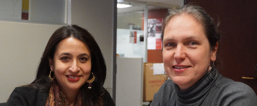 Padmini and Marie-Noelle