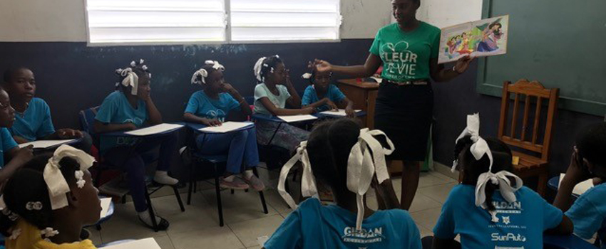 surprise book shipment to Haiti